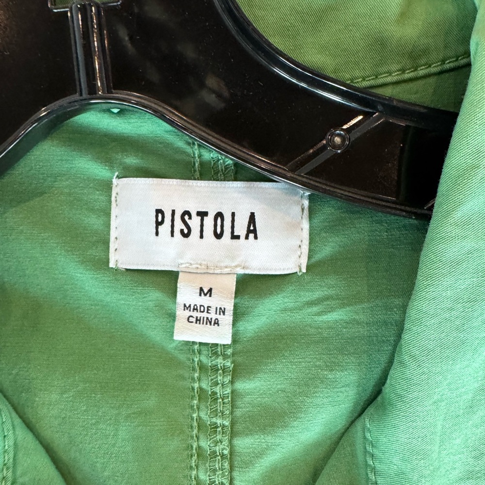 Pistola Green Shorts Romper - Picture 3 of 3